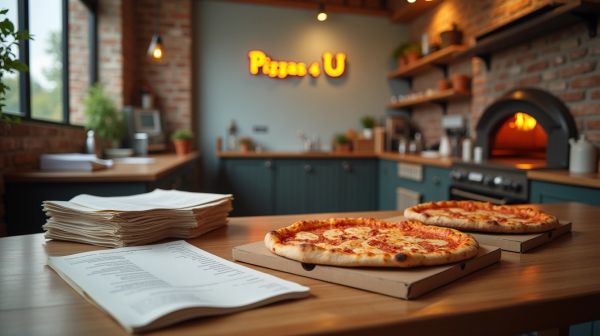 Vente journalière de pizzas nécessaire pour garantir rentabilité